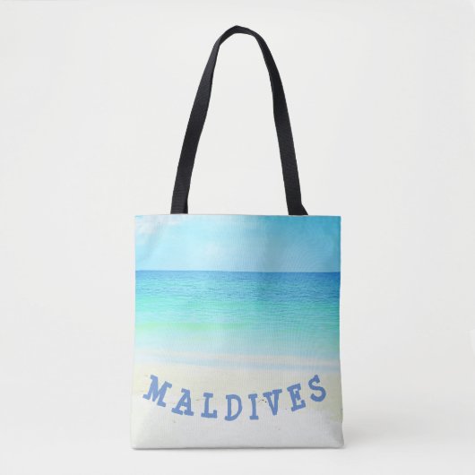 Maldiven strand tote bag (Voorkant)