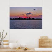 Maldiven Sunrise Poster (Keuken)