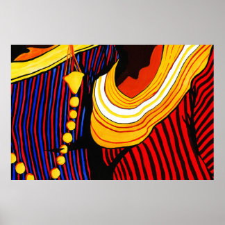 Maldiven Traditioneel Poster van het dress-kunstwe