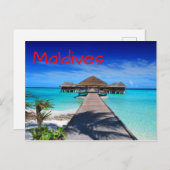 Maldiven Tropical Island Resort Briefkaart (Voorkant / Achterkant)