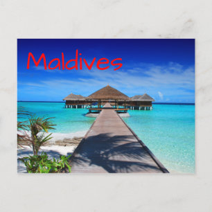 Maldiven Tropical Island Resort Briefkaart