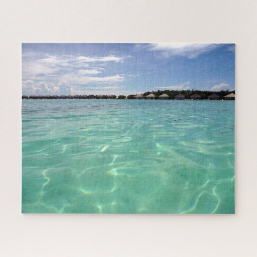Maldiven tropische wateren legpuzzel (Horizontaal)