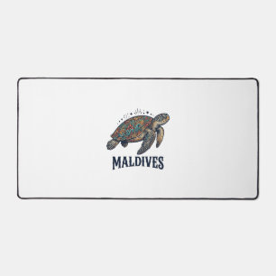 Maldiven Vintage Zeeschildpad Reis Shirt Design_1 Bureaumat
