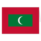 Maldiven vlag (Voorkant Horizontaal)