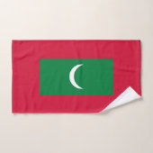 Maldiven vlag bad handdoek (Handdoek)