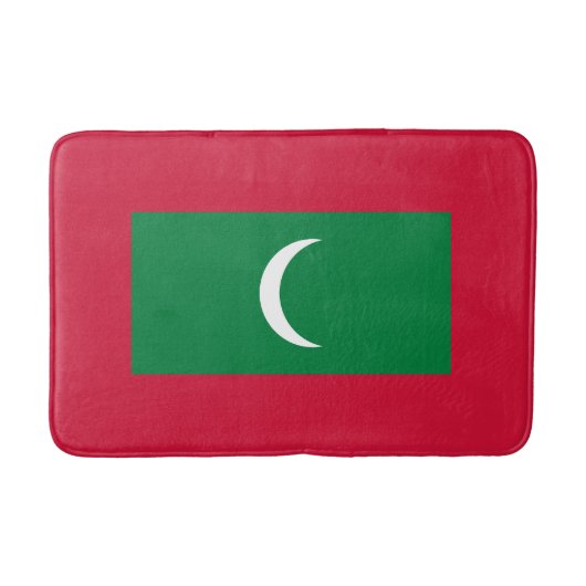 Maldiven vlag badmat (Voorkant)