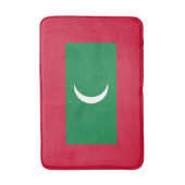 Maldiven vlag badmat (Voorkant Verticaal)