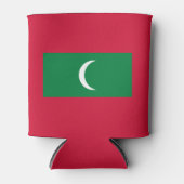 Maldiven vlag blikjeskoeler (Voorkant)