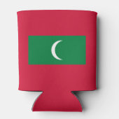 Maldiven vlag blikjeskoeler (Achterkant)