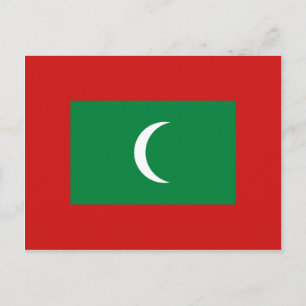 Maldiven Vlag Briefkaart