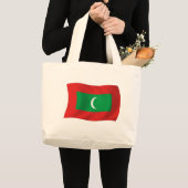 Maldiven Vlag Canvas tas (Voorkant (product))