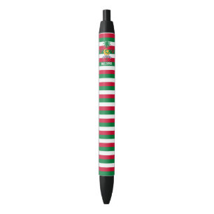 Maldiven Vlag Cute Patriottische Zwarte Inktpen Inkt Pen