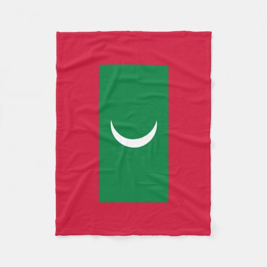 Maldiven vlag fleece deken (Voorkant)