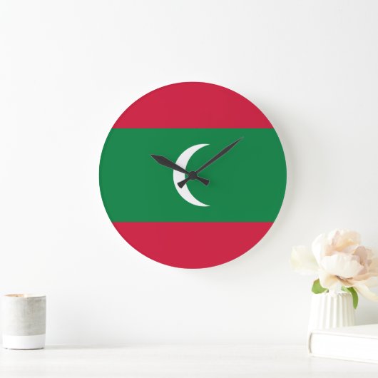 Maldiven vlag grote klok (Huis)