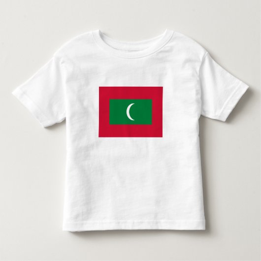 Maldiven vlag kinder shirts (Voorkant)