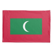 Maldiven vlag kussensloop (Achterkant)