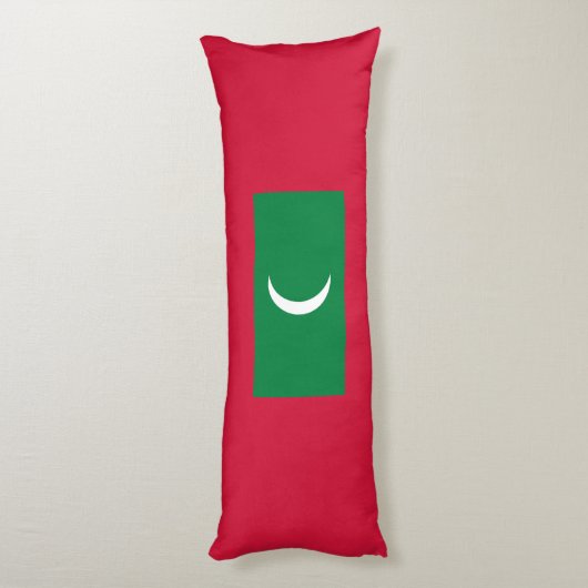 Maldiven vlag lichaamskussen (Achterkant (Verticaal))