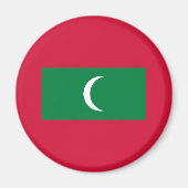 Maldiven vlag magneet (Voorkant)