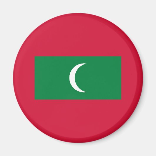 Maldiven vlag magneet (Voorkant)