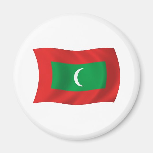 Maldiven Vlag Magneet (Voorkant)