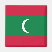 Maldiven vlag magneet (Voorkant)