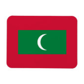 Maldiven vlag magneet (Horizontaal)