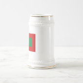 Maldiven vlag ~ Map Mok (Center)