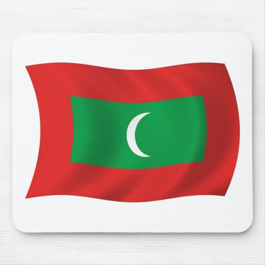 Maldiven Vlag Muismat (Voorkant)