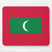 Maldiven vlag muismat (Voorkant)