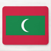 Maldiven vlag muismat (Voorkant)