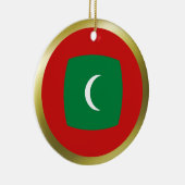 Maldiven Vlag Ornament (Rechts)