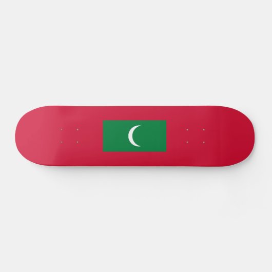 Maldiven vlag persoonlijk skateboard (Horizontaal)