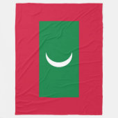 Maldiven vlag (Republiek der Maldiven) Fleece Deken (Voorkant)
