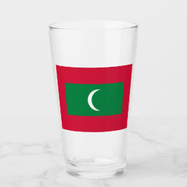 Maldiven vlag (Republiek der Maldiven) Glas
