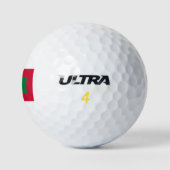 Maldiven vlag (Republiek der Maldiven) Golfballen (Logo)