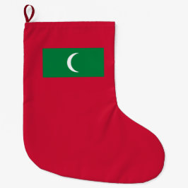 Maldiven vlag (Republiek der Maldiven) Grote Kerstsok