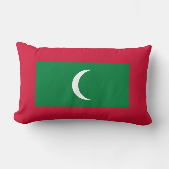 Maldiven vlag (Republiek der Maldiven) Kussen (Voorkant)