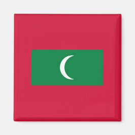 Maldiven vlag (Republiek der Maldiven) Magneet