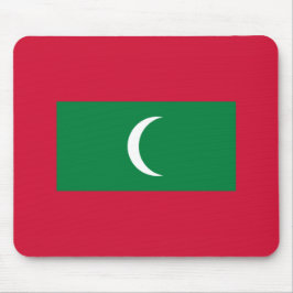 Maldiven vlag (Republiek der Maldiven) Muismat