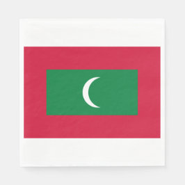 Maldiven vlag (Republiek der Maldiven) Servet