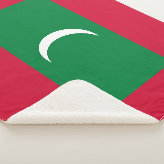 Maldiven vlag (Republiek der Maldiven) Sherpa Deken (3/4)