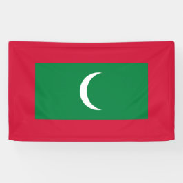 Maldiven vlag (Republiek der Maldiven) Spandoek
