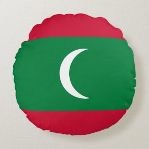Maldiven vlag rond kussen