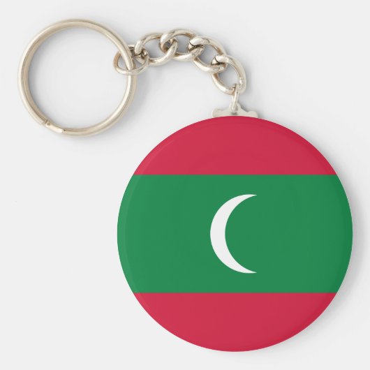 Maldiven vlag sleutelhanger (Voorkant)
