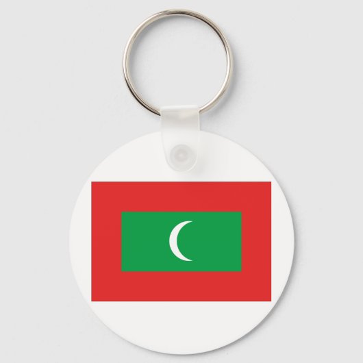Maldiven vlag sleutelhanger (Voorkant)
