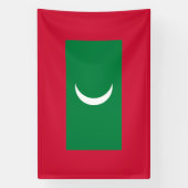 Maldiven vlag spandoek (Verticaal)