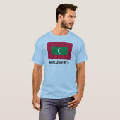 Maldiven vlag t-shirt (Voorkant volledig)