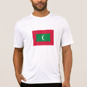 Maldiven vlag t-shirt (Voorkant)