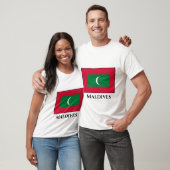 Maldiven vlag t-shirt (Unisex)