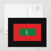 Maldiven Vlag T-shirts en cadeaus Briefkaart (Voorkant / Achterkant)